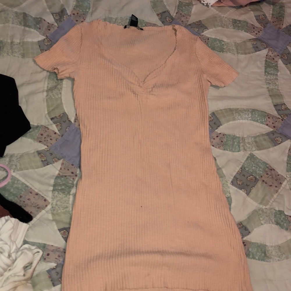 Pink sweetheart dress